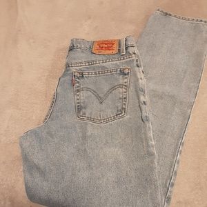 Levis 550 tapered leg, 12 M